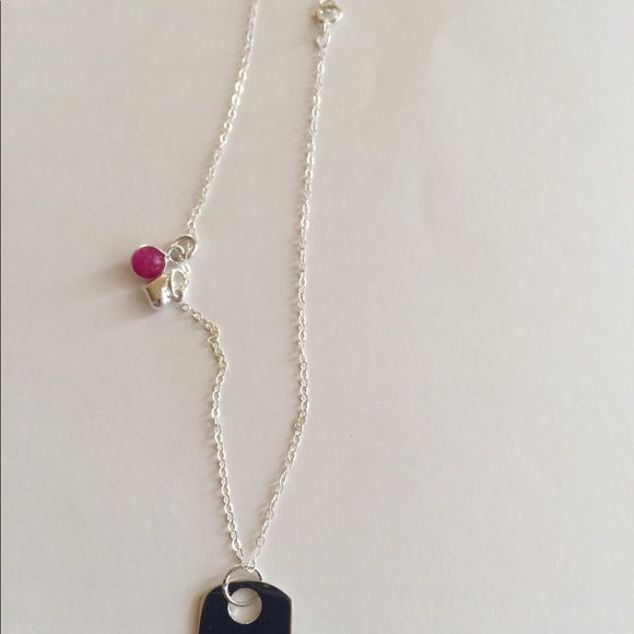 Sterling Silver Love Dog Tag - Picture 2 of 2